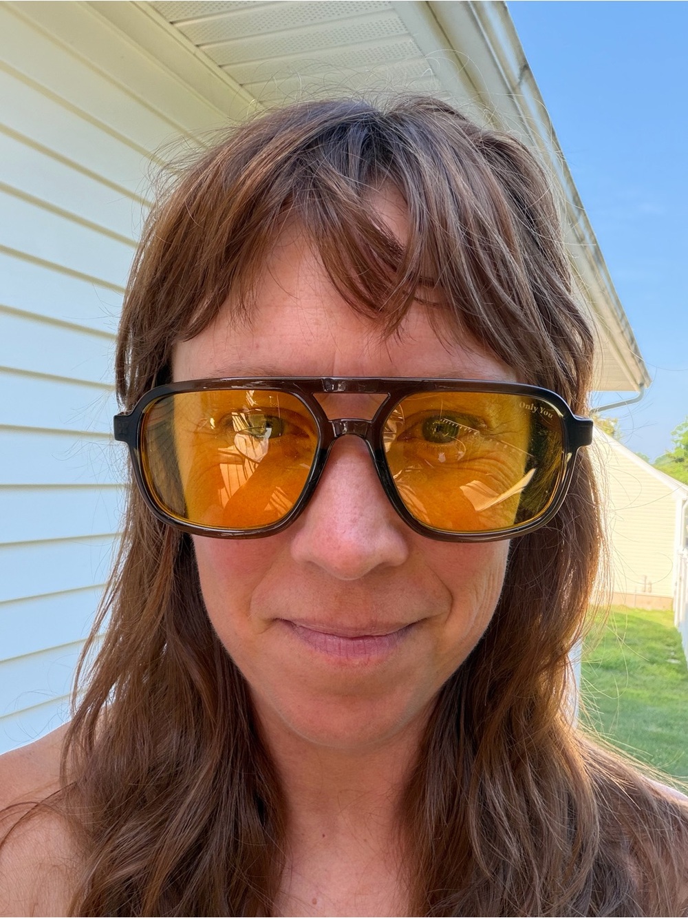 Camp Yellow Lens Aviator Sunglasses